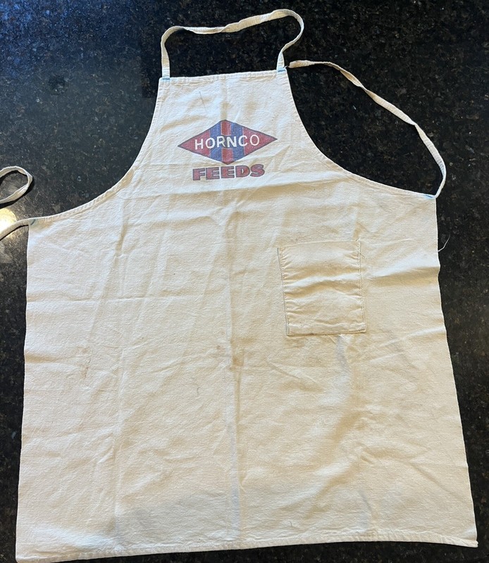 Vintage HORNCO FEEDS Apron Advertising