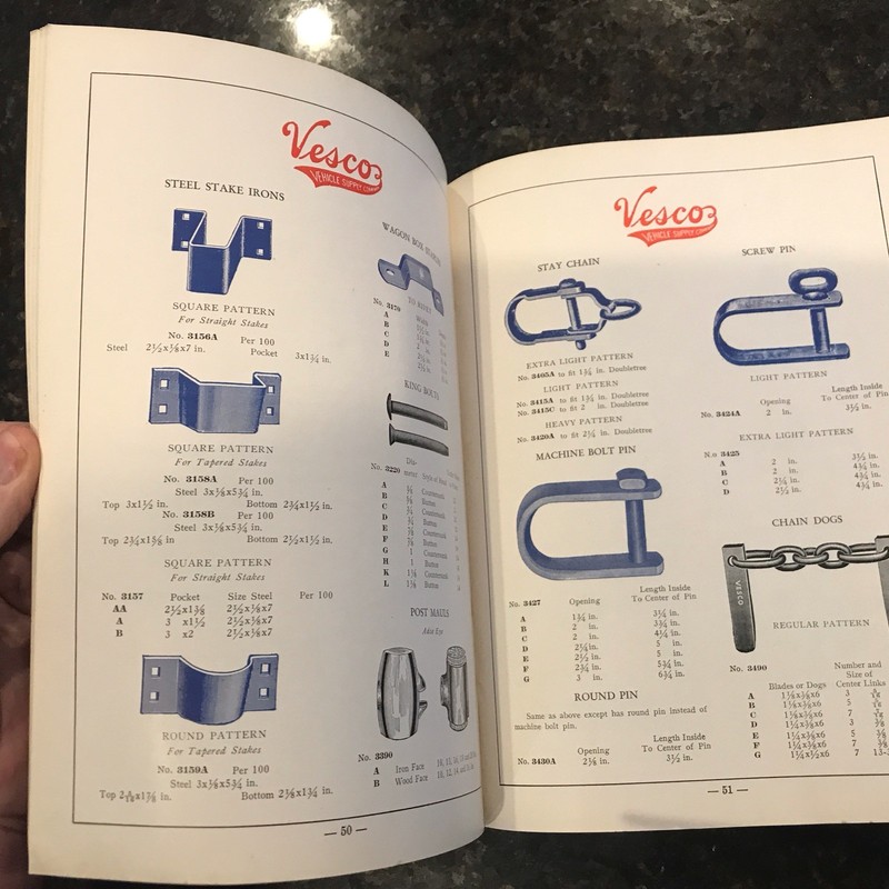 1946 Catalog Vesco Vehicle Supply Co Cairo IL With price sheet gallery