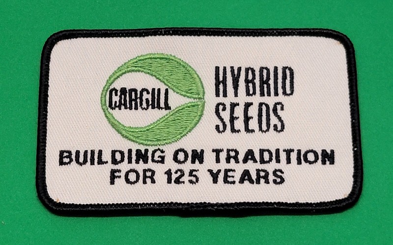 Vintage Cargill Hybrid Seeds Logo Embroidered Patch Agriculture Farming