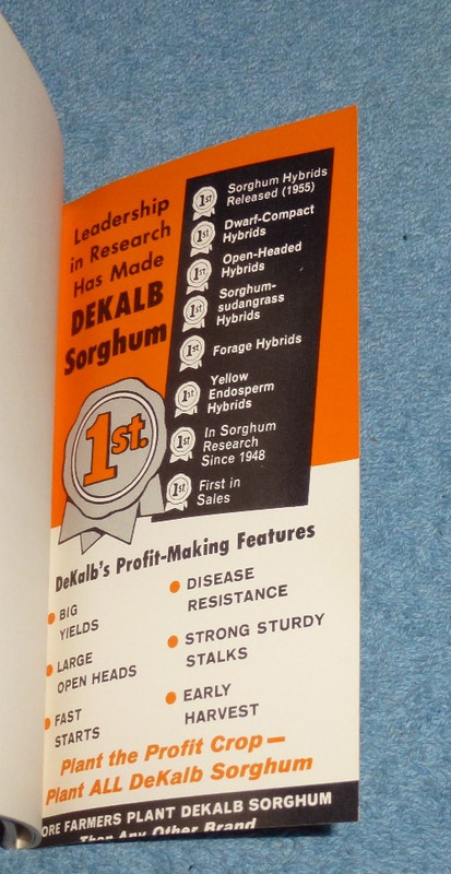 2 Vtg 1960s DeKalb Corn Seed Sorghum Chickens Farm Advertising Pocket Notebooks gallery