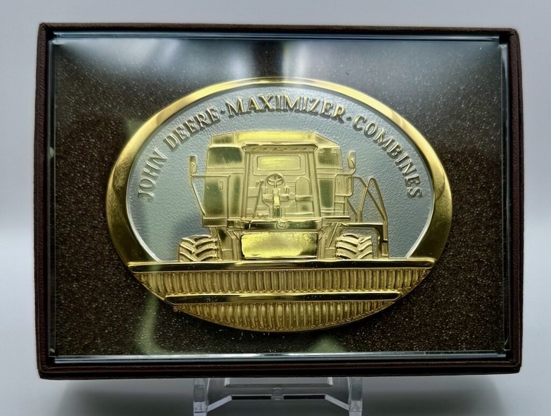 1991 JOHN DEERE Maximizer Combine Limited Wichita Belt Buckle Custom Harvesters
