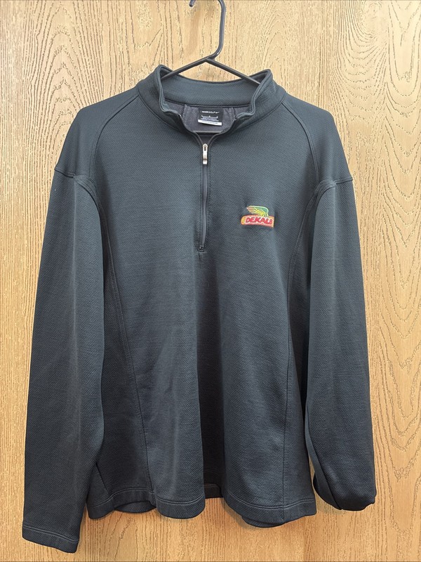 Nike Golf Dekalb Quarter Zip Large Sweater Seed Farm Advertising Embroidered