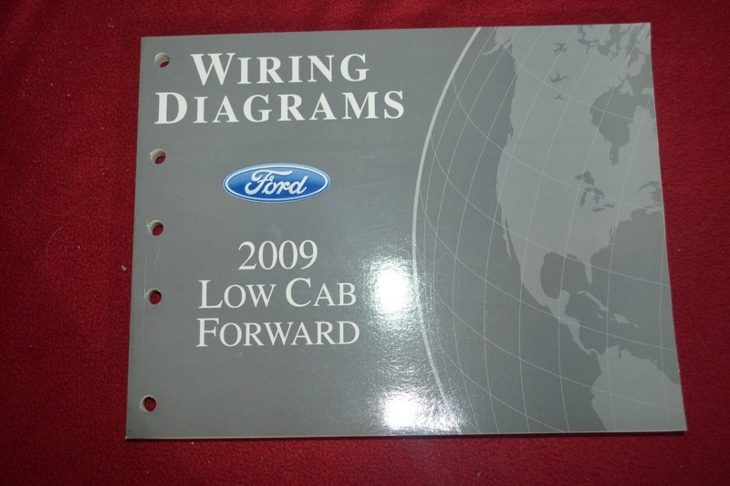 2009 Ford Low Cab Forward Truck Dealer Wiring Diagram Manual WSVA