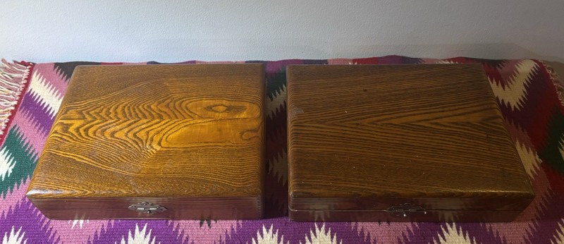 Antique Mandeville & King Wooden Seed Box Advertising Flower Store Display Litho gallery