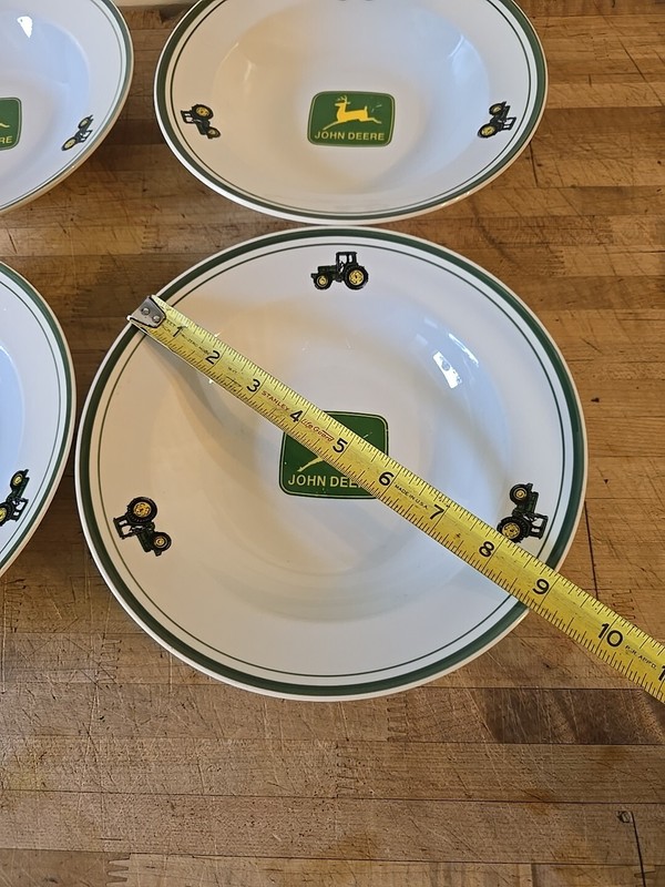 John Deere Soup / Salad Bowls Set of 4 ....9" gallery