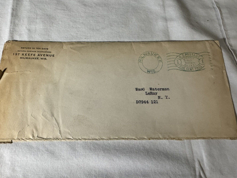 1924 Correspondence Letter Check Walsh Harness Co Milwaukee Wis Farming Farmers gallery
