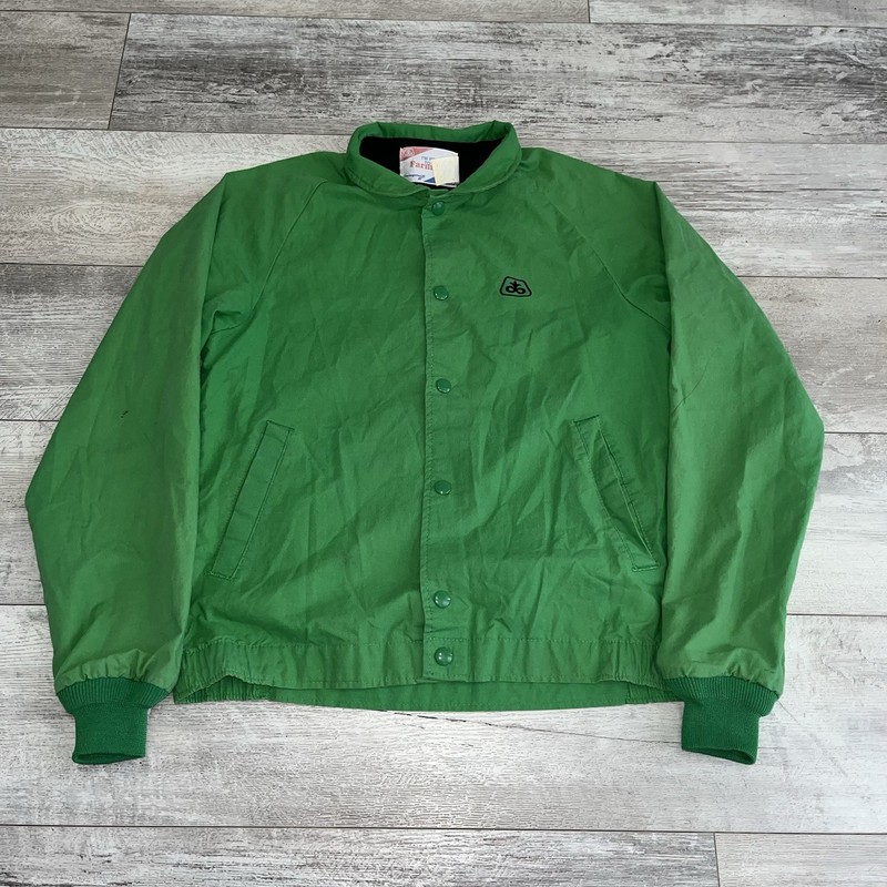 VTG Swingster I’m Proud To Be A Farmer Jacket Pioneer Seed Logo Men’s Sz Small