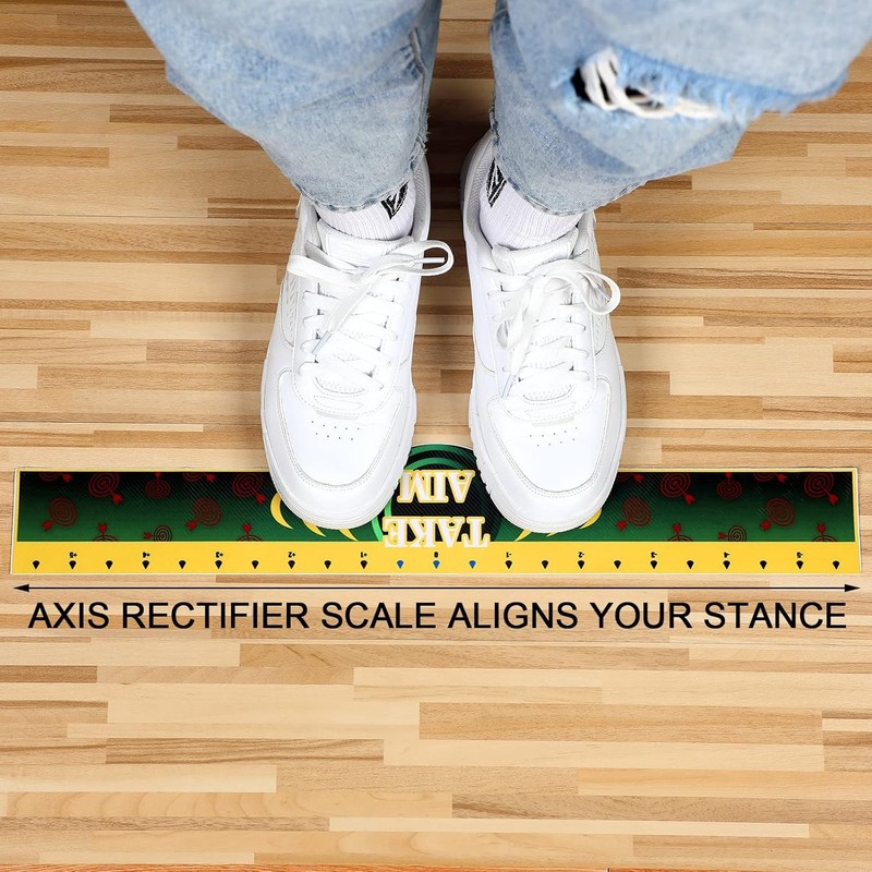 Jutom 2 Pcs Dart Throw Line PVC Toe Line Floor Sticker 23.4x3.7 gallery