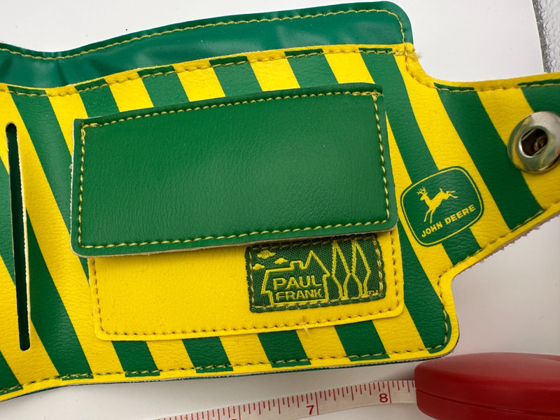 RARE 2003 Paul Frank x John Deere Tractor Bi-Fold Wallet gallery