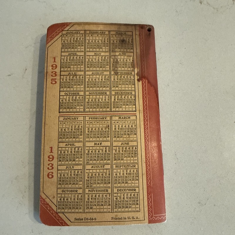 John Deere Farmer 1946/1947 Pocket Ledger Kingsville, Texas Lumber Co. gallery