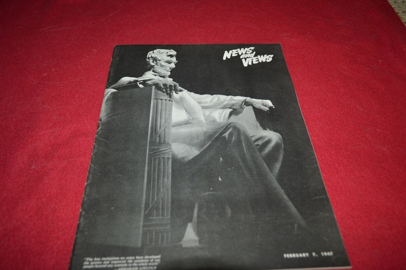 Caterpillar Employee Magazine News & Views Feb 7 1947 Dealer’s Brochure AMIL16