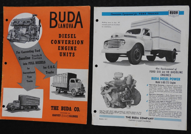 1945 Converting Ford Tractors & Trucks to Buda Lanova Diesel Engines VERY RARE