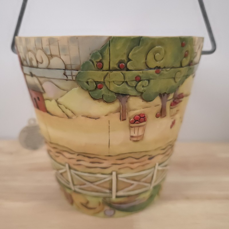 Jim Shore Traditions John Deere Bucket In Original Box gallery