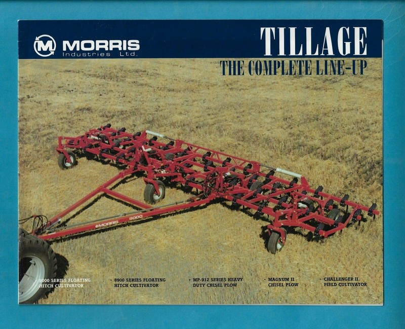 MORRIS 9000/8900 CULTIVATORS MP-912 & MAGNUM 11 CHISEL PLOWS 10 PAGE BROCHURE