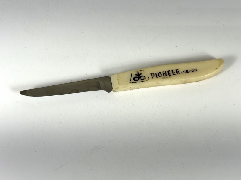Vtg Pioneer Seeds Quikut Stainless Steel Paring Knife Farm Ag Advertising