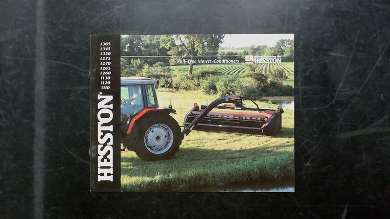 Hesston Pull-Type Mower-Conditioners Brochure 1100-1300 Series Vintage