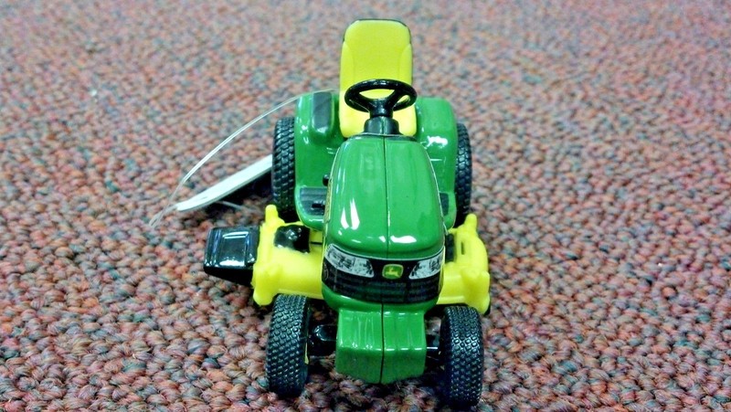 John Deere, Very Cool, Riding Tractor, With Lawn Mower Deck, ERTL Quality, 1/32 gallery