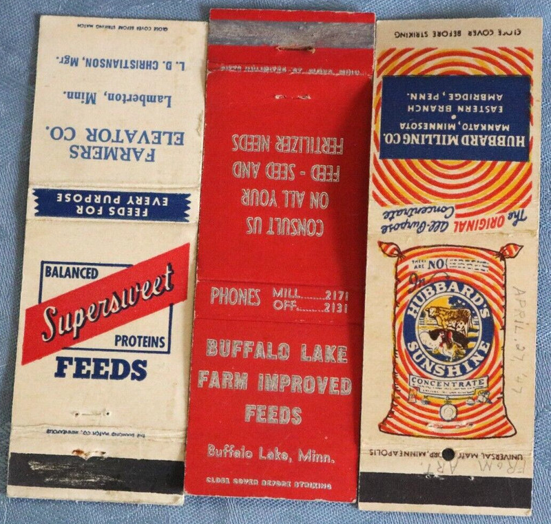Matchbook 3 Covers Supersweet Feeds Hubbard Feeds Buffalo Lake MN Farm Feeds