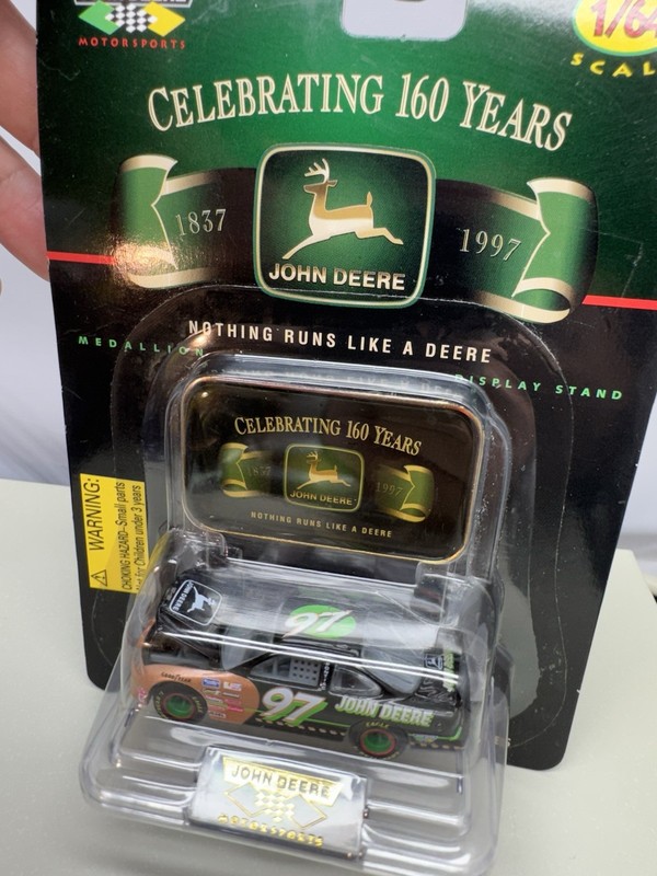 1997 John Deere Motor Sports 160 Year Die Cast Car #97 Original Package C3T1