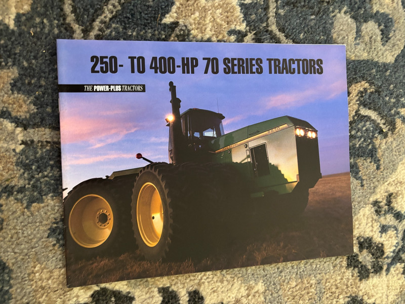 John Deere 8570 8770 8870 8970 Tractor For 1994 Brochure DCPA26
