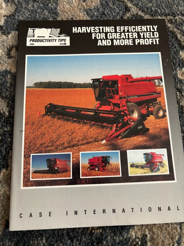 Case International Productivity Tips Harvesting Efficientl For 1 Brochure FCCA24