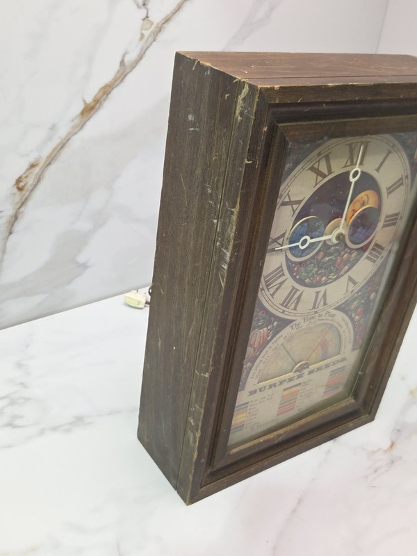 Vintage ATLEE BURPEE CO "SEED CLOCK" Planting Season Table Top Or Wall gallery
