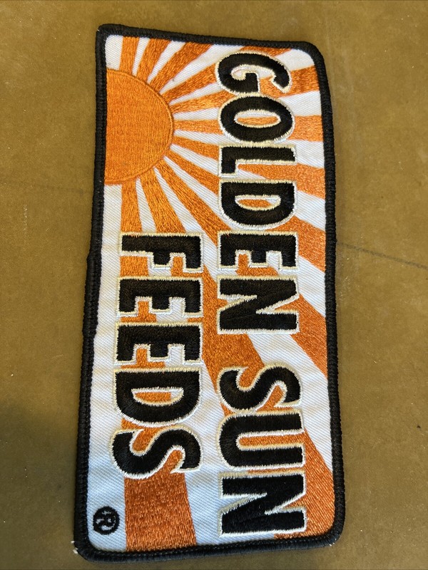 Golden Sun Feeds Patch Vintage