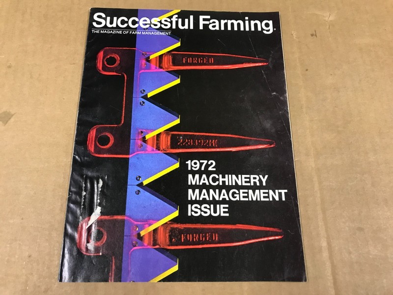 Vintage Successful Farming Magazine – 1972 Machinery Management Issue