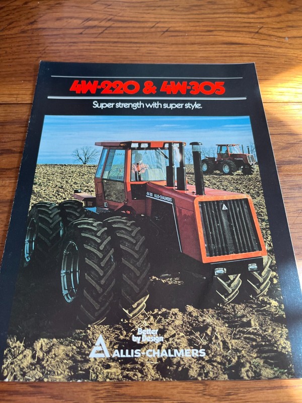 Allis Chalmers 4W-220 4W-305 Tractor Brochure FCCA