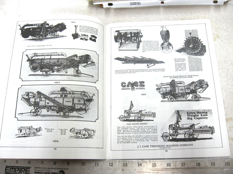 VINTAGE ALAN KING #3 JI CASE TRACTOR HISTORY BROCHURE 1918 - 600 SERIES gallery
