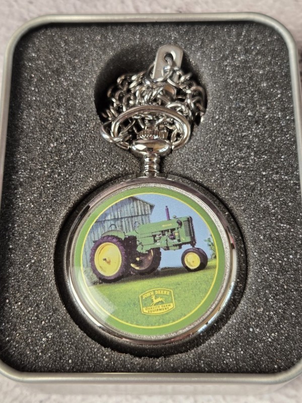 John Deere Tractor 40 Series Exclusive Edition Quartz Pocket Watch W Tin