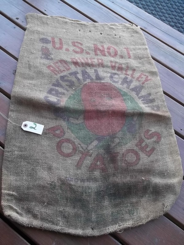 Red River Valley Crystal Champ Potatoes O C Schulz & Sons Crystal N Dakota sack