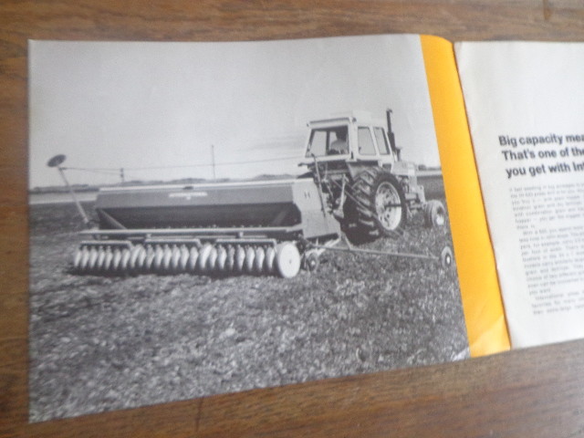 1973 International Harvester 620 Press Grain Drill Sales Brochure Tractor gallery