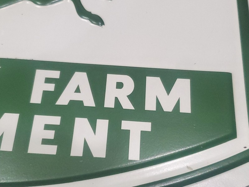 John Deere Quality Farm 13" X 10.25" Metal Tin Sign Vintage Style Tractor Barn gallery