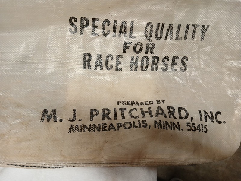 Horse Feed Sack M. J. Pritchard, Inc. Minneapolis, MINN. 55415 Vintage Farming gallery