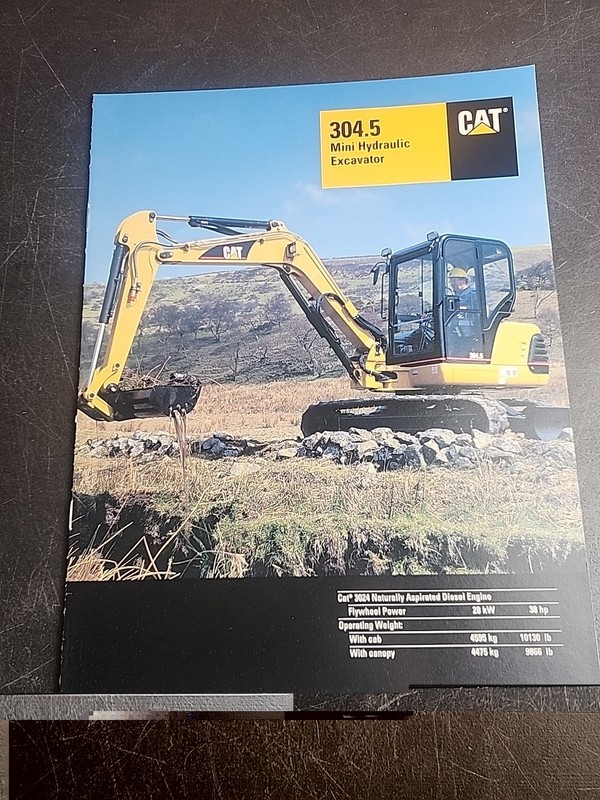 CATERPILLAR 304.5 MINI HYDRAULIC EXCAVATOR BROCHURE
