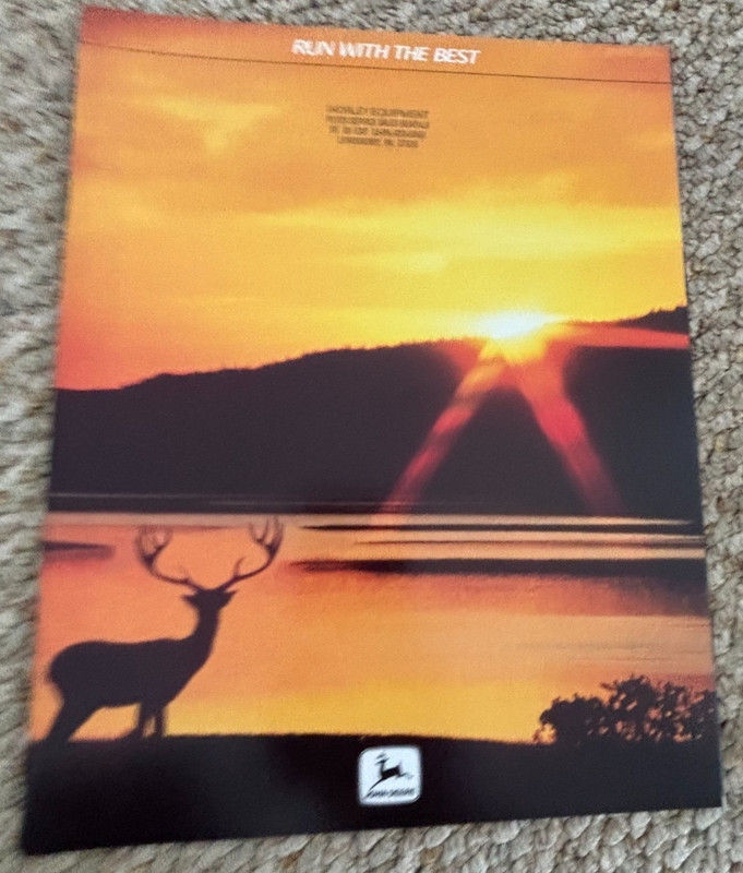 John Deere Industrial Equipment Buyers Guide For 1986 Brochure CWPA26