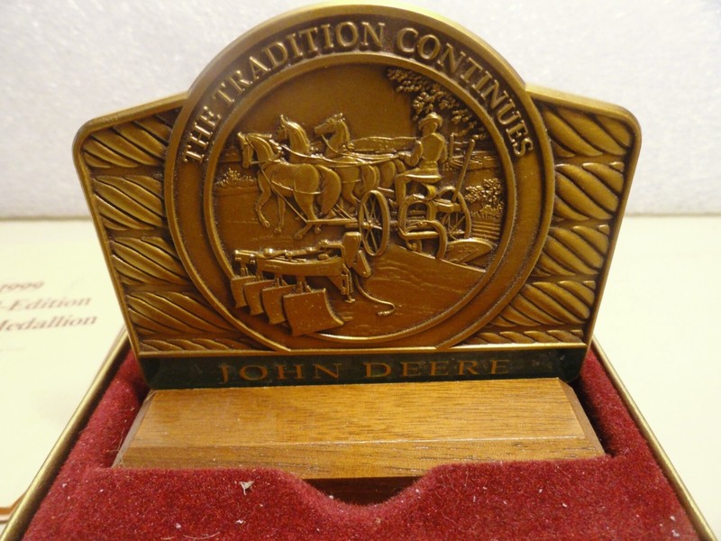 1999 John Deere Calendar Bronze Medallion Two-Way Gilpin Sulky Plow / 3945 Plow gallery
