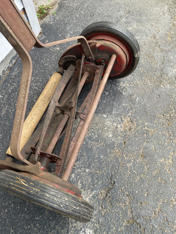Vintage Savage Pontiac Reel Mower - Fully Functional, 1930-40s Antique Lawn Tool gallery