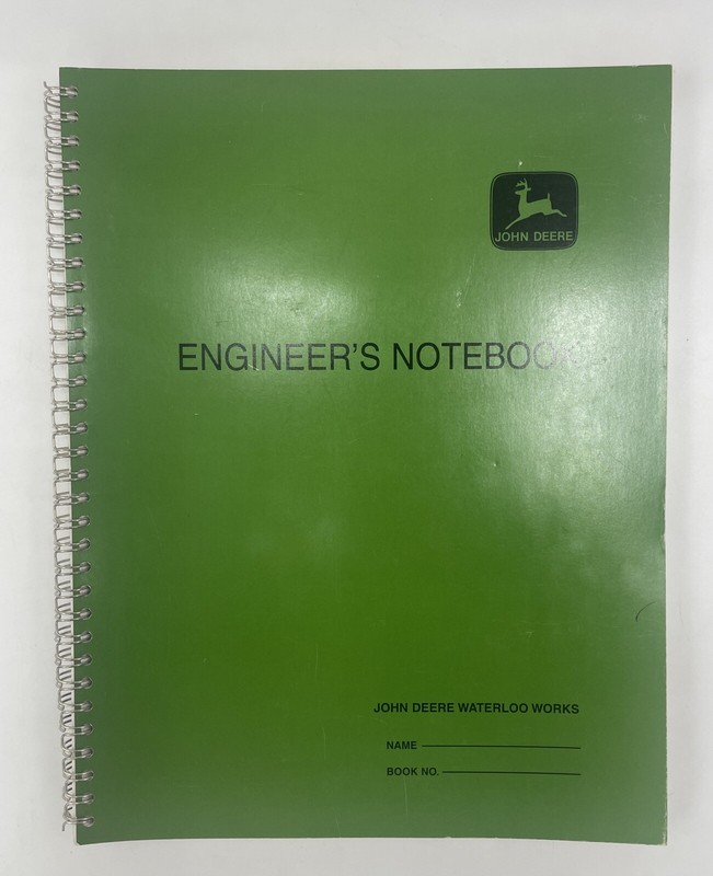 John Deere Engineer’s Notebook