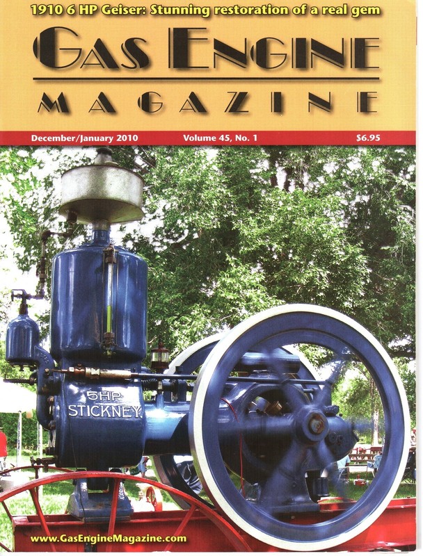 Carl Anderson Co, Stover Engine Union Men, 6 HP Geiser, Oil City Boiler Works