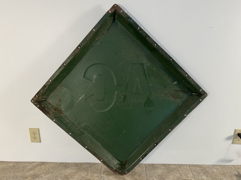 Large Vintage Allis-Chalmers Dealer Advertising Sign – Embossed AC Logo gallery