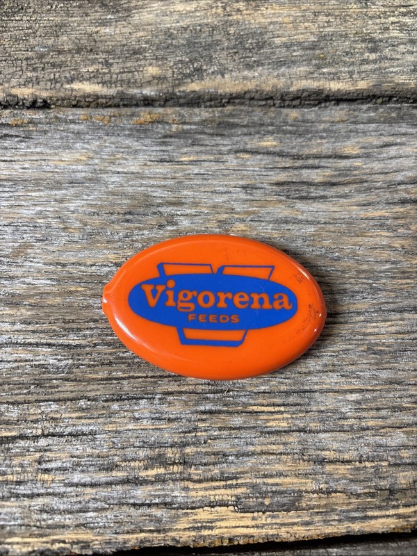 Vigorena Feeds Pocket Coin Bank Advertising Farm Ranch