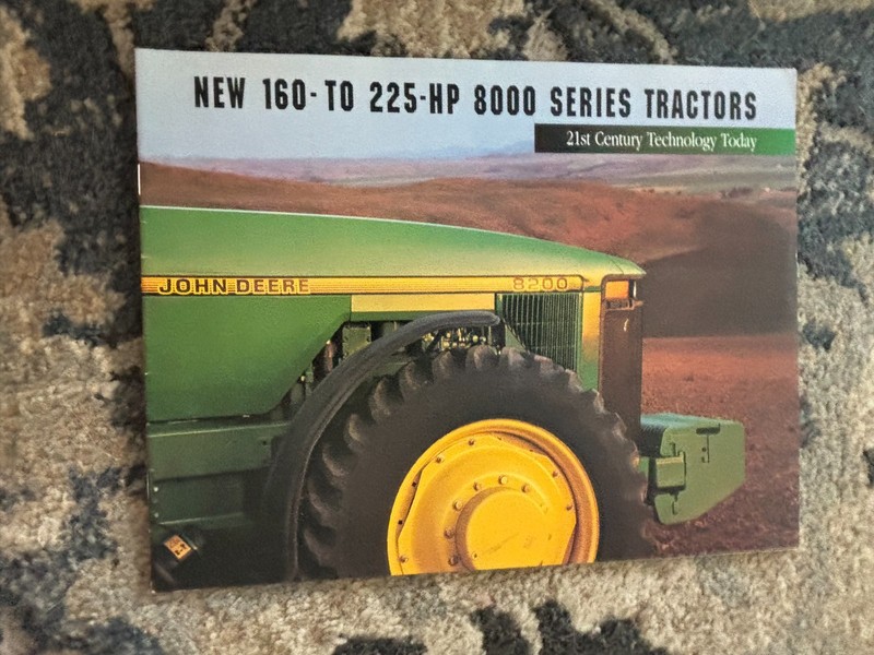 John Deere 8100 8200 8300 8400 Tractor For 1994 Brochure DCPA26