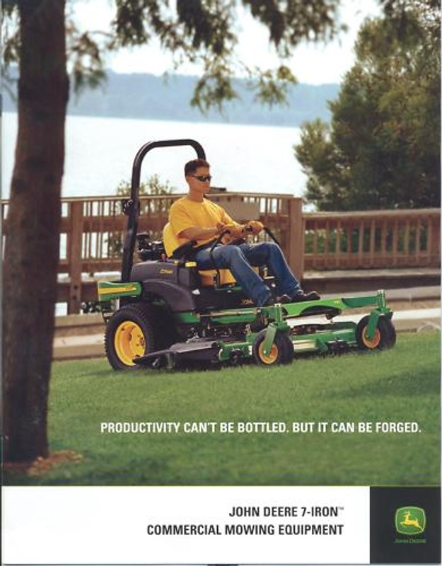 John Deere 737 Z-Trak Commercial Sales Brochure NEW 667A 997 F687 DKA51 (05-01)