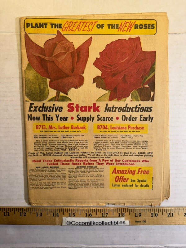 Vintage 1956 Stark Bro’s Nurseries Catalog Louisiana Missouri