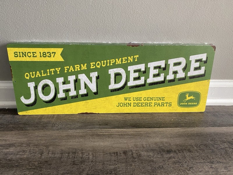 John Deere Quality Farm Equipment Metal Sign Reproduction Agriculture