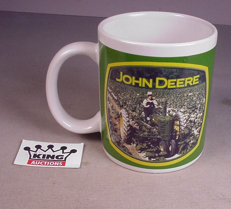 John Deere Tractors Ceramic Coffee Mug 11 oz. Cup Lot #6