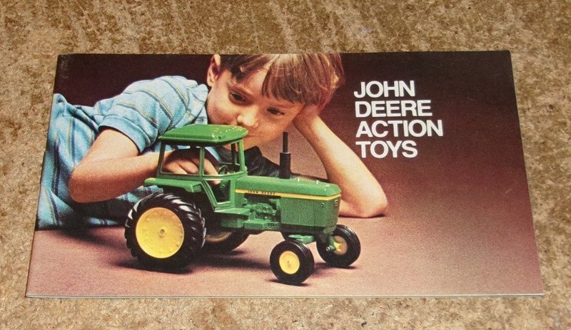 1972 john deere action toys booklet in nice shape used
