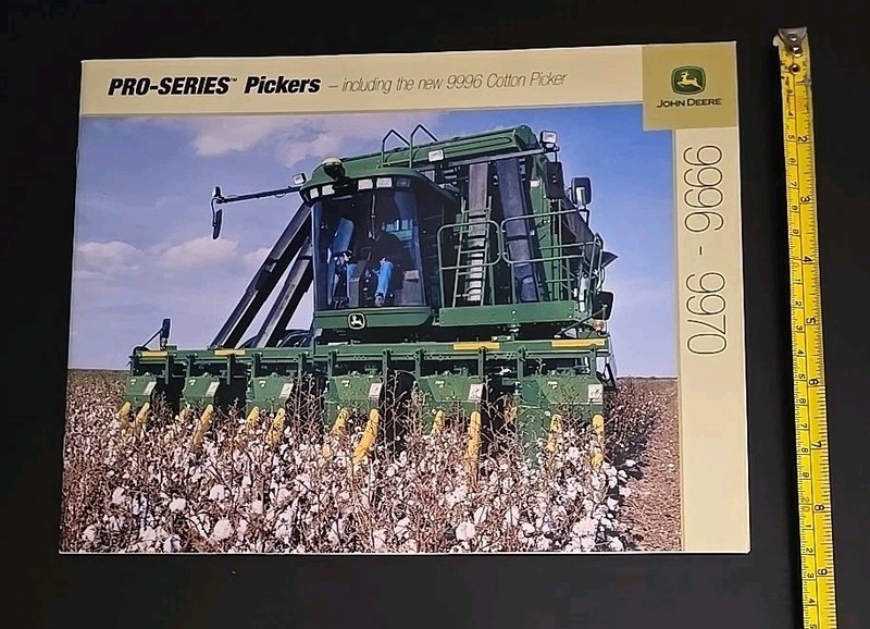 John Deere 9996 9970 Cotton Picker 2004 Brochure Booklet Illustrated